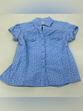MICHAEL MICHAEL KORS BLUE BUTTON DOWN